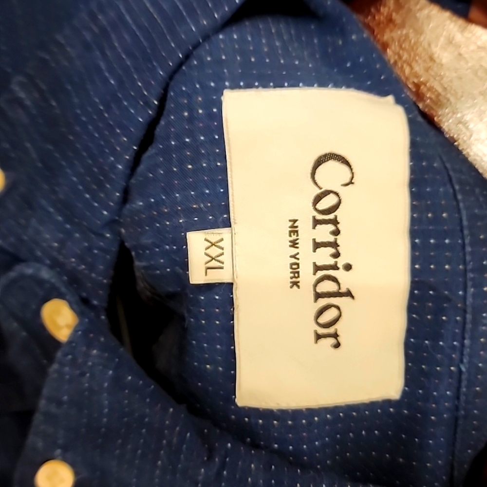 Corridor Indigo Rainbow Dobby Shirt